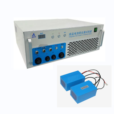 Sıcaklık dağıtım sistemi olan 50V lityum piller için pil paketi test edici